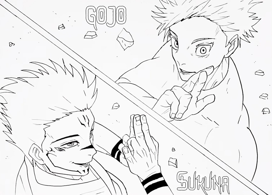 Dibujo gratuito Satoru Gojo #220389 de la coleccion Anime y Manga para imprimir Dibujo gratuito Satoru Gojo #220389 de la coleccion Anime y Manga para imprimir