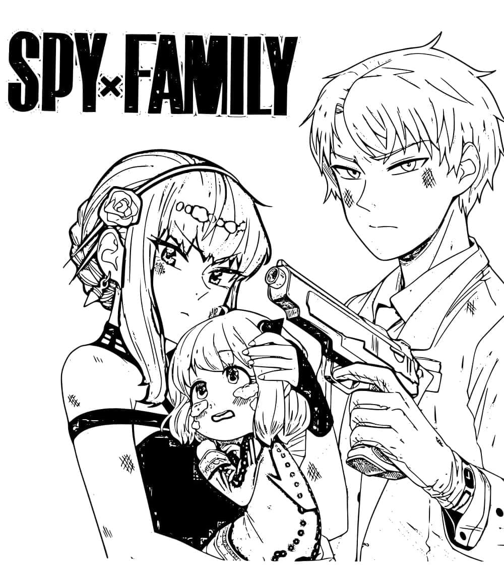 Dibujo gratuito Spy x Family #182897 de la coleccion Anime y Manga para imprimir