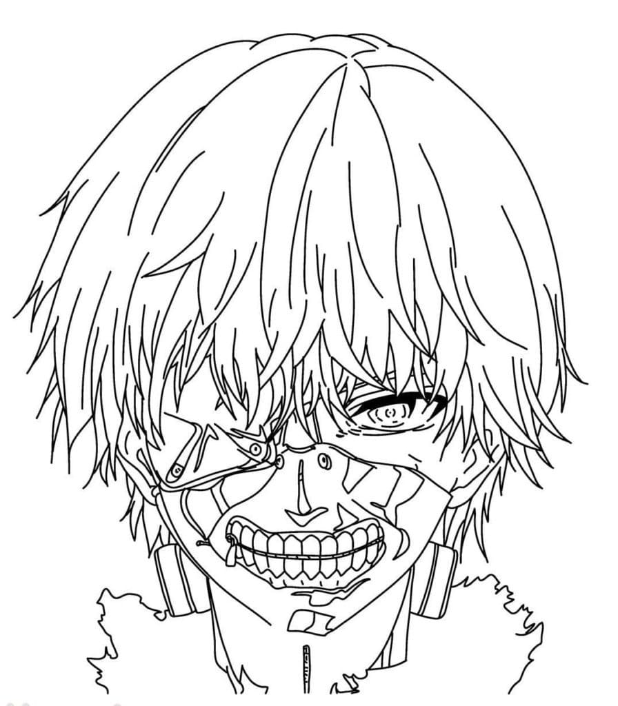 Dibujo gratuito Tokyo Ghoul #183088 de la coleccion Anime y Manga para imprimir
