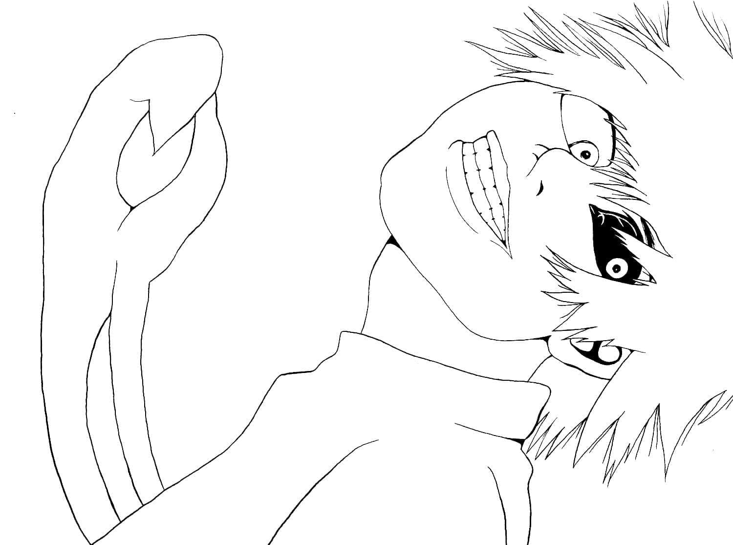 Dibujo para colorear: Tokyo Ghoul (Anime y Manga) #183108 - Dibujos para Colorear e Imprimir Gratis