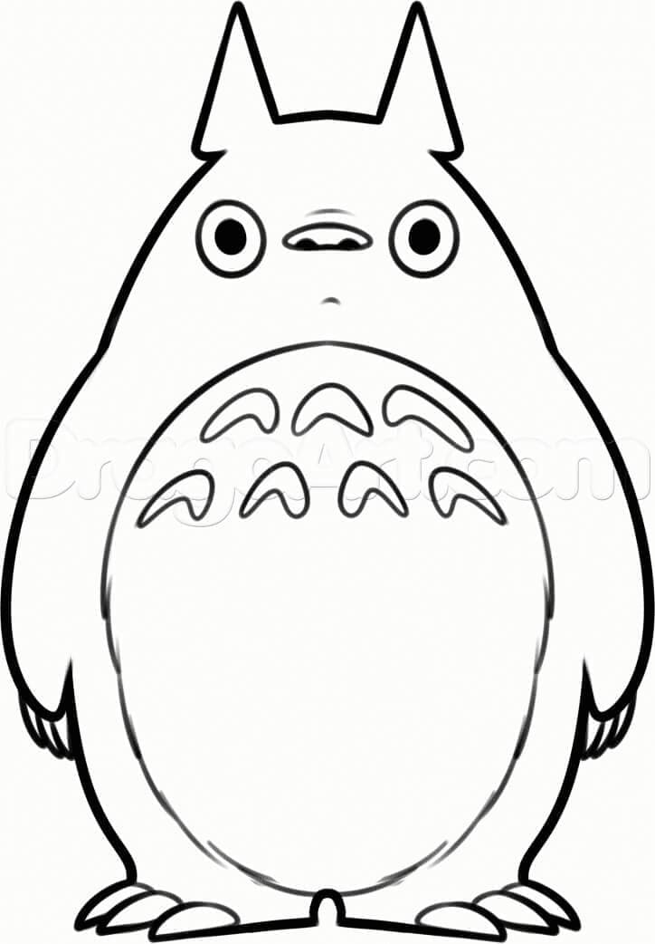 Dibujo gratuito Totoro #180126 de la coleccion Anime y Manga para imprimir Dibujo gratuito Totoro #180126 de la coleccion Anime y Manga para imprimir