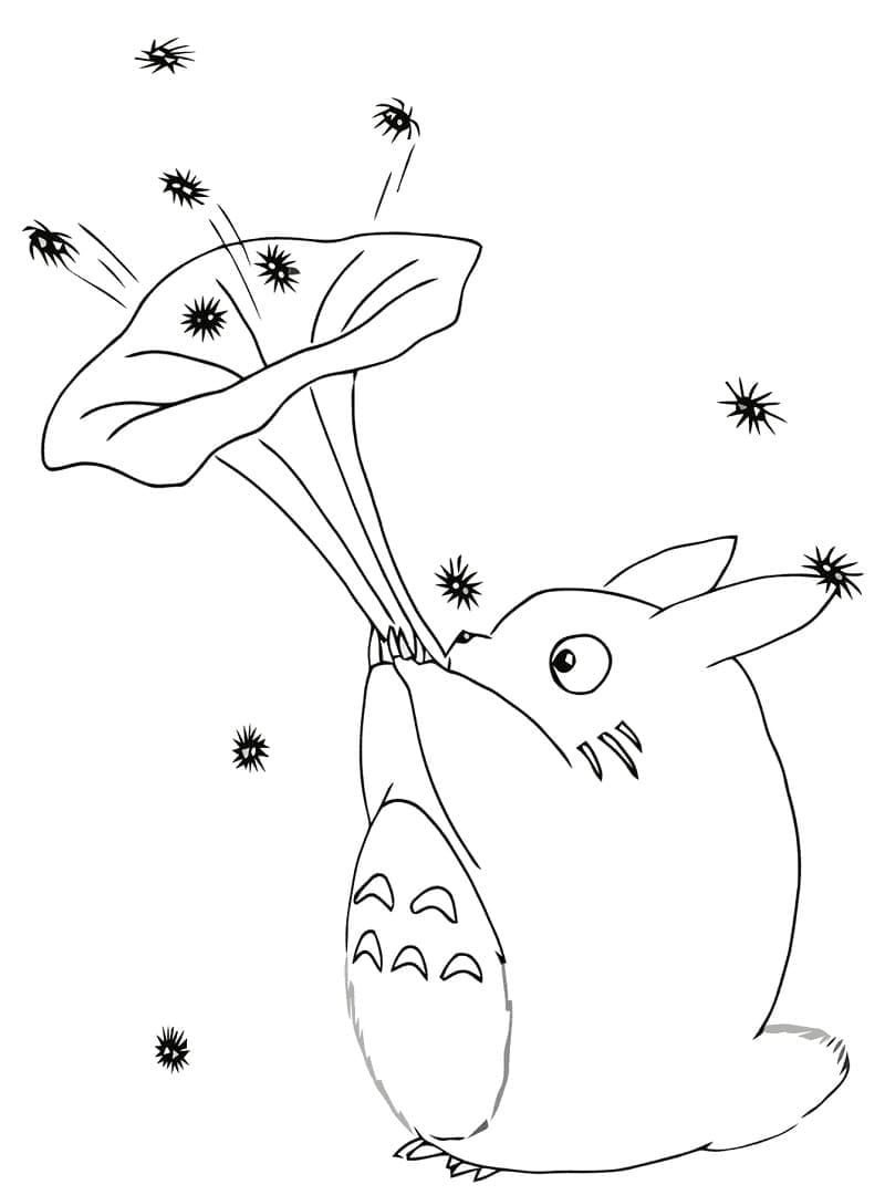 Dibujo gratuito Totoro #180134 de la coleccion Anime y Manga para imprimir