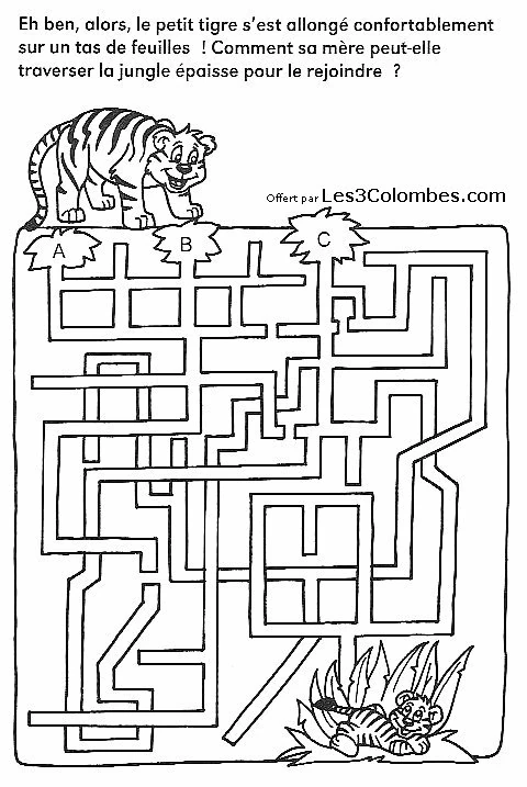Dibujo gratuito Laberintos #126502 de la coleccion Aprendizaje y Educación para imprimir