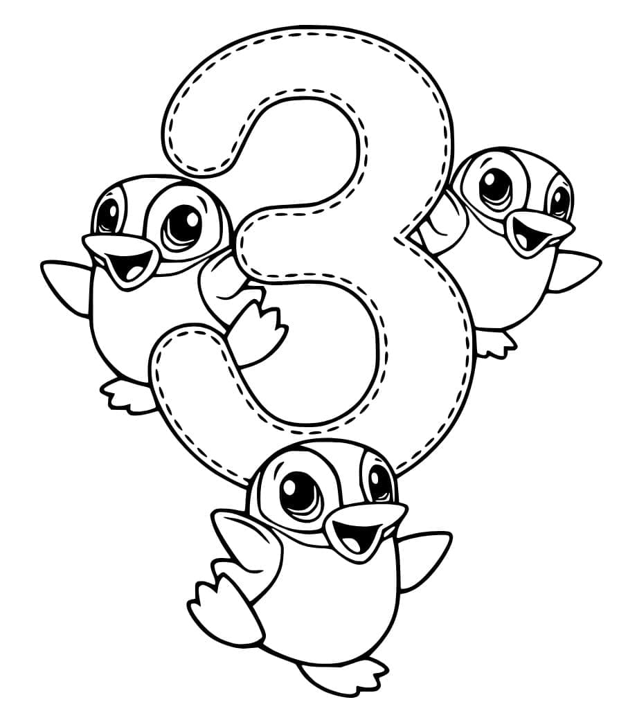 Dibujo gratuito Número 3 #221339 de la coleccion Aprendizaje y Educación para imprimir Dibujo gratuito Número 3 #221339 de la coleccion Aprendizaje y Educación para imprimir