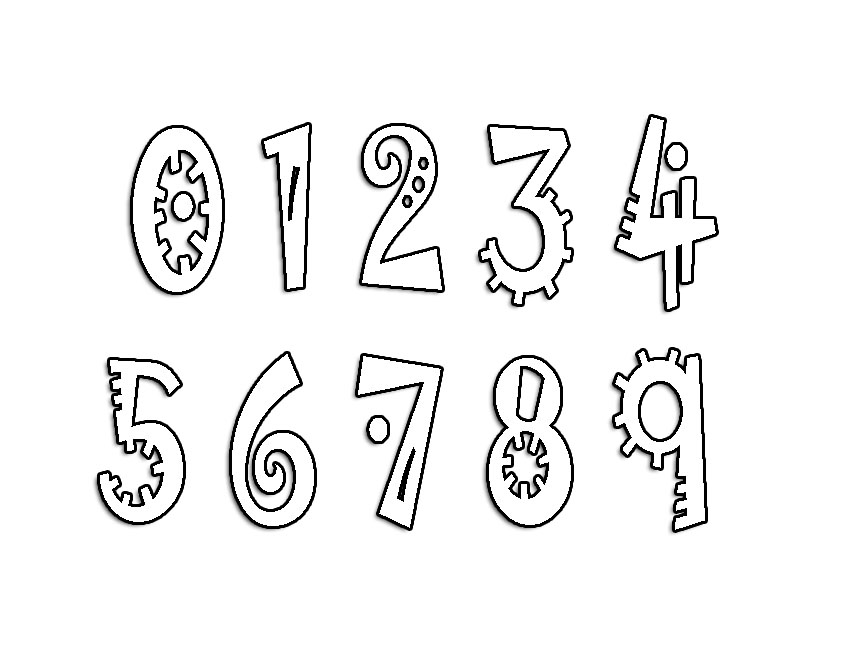 Dibujo gratuito Números #125126 de la coleccion Aprendizaje y Educación para imprimir