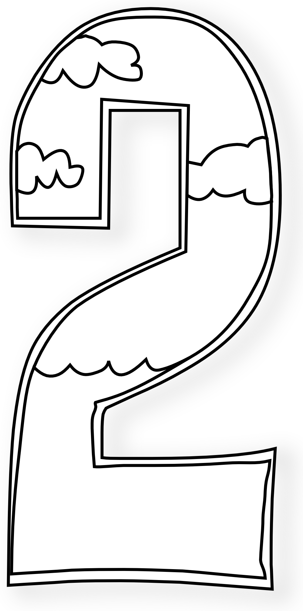 Dibujo para colorear: Números (Aprendizaje y Educación) #125311 - Dibujos para Colorear e Imprimir Gratis