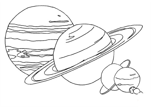 Dibujo gratuito Planeta (Sistema Solar) #157816 de la coleccion Aprendizaje y Educación para imprimir