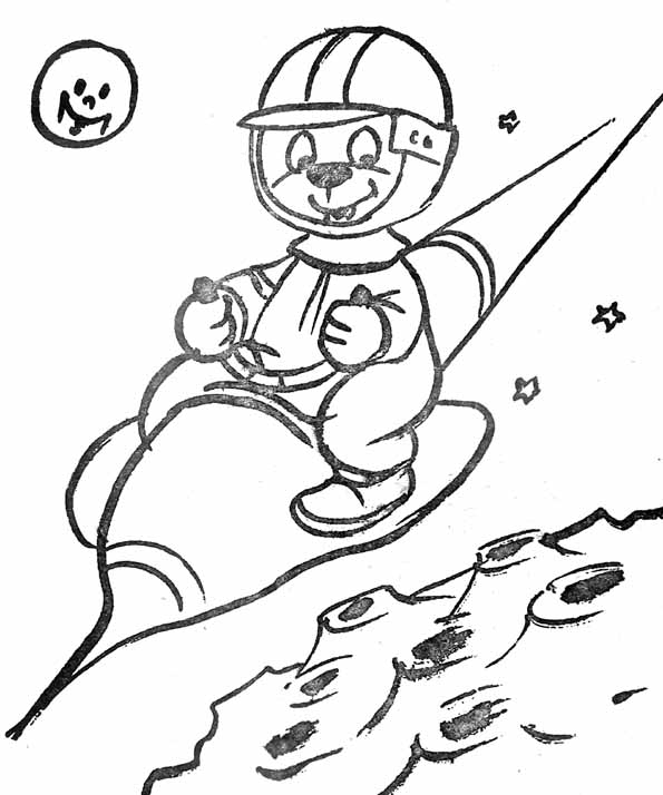 Dibujo para colorear: Astronauta (Carreras y Profesiones) #87605 - Dibujos para Colorear e Imprimir Gratis