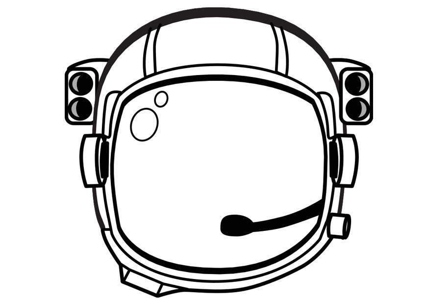 Dibujo para colorear: Astronauta (Carreras y Profesiones) #87622 - Dibujos para Colorear e Imprimir Gratis