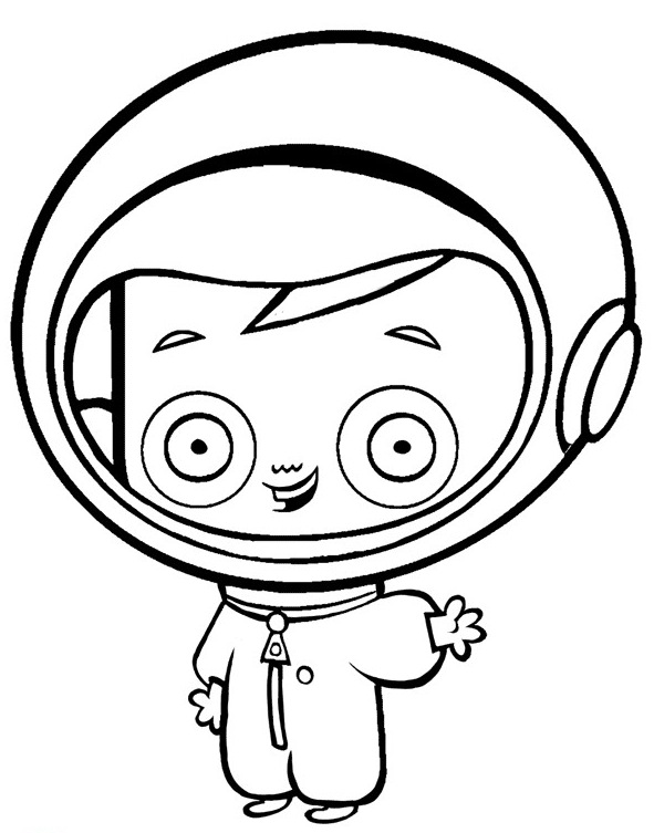Dibujo para colorear: Astronauta (Carreras y Profesiones) #87705 - Dibujos para Colorear e Imprimir Gratis