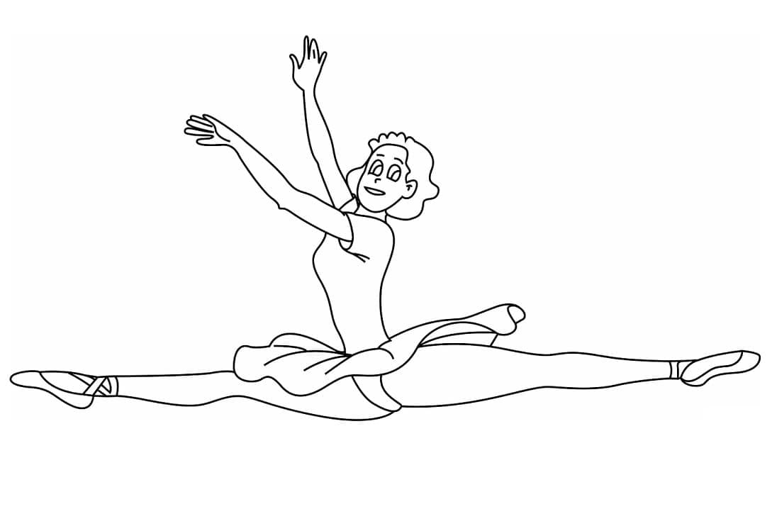 Dibujo gratuito Bailarín #179171 de la coleccion Carreras y Profesiones para imprimir