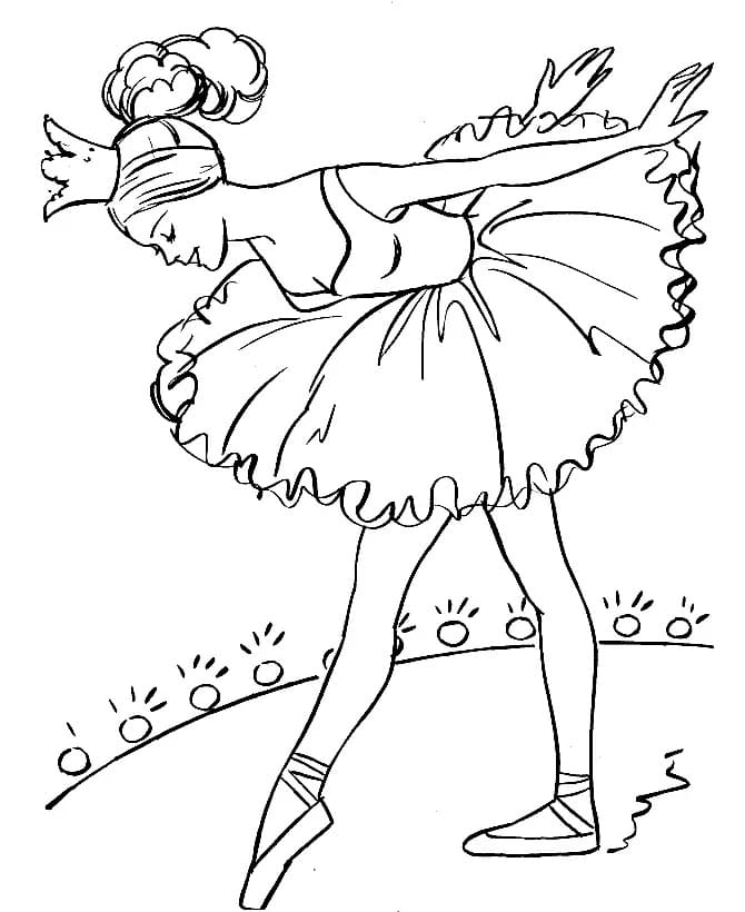 Dibujo gratuito Bailarín #179178 de la coleccion Carreras y Profesiones para imprimir