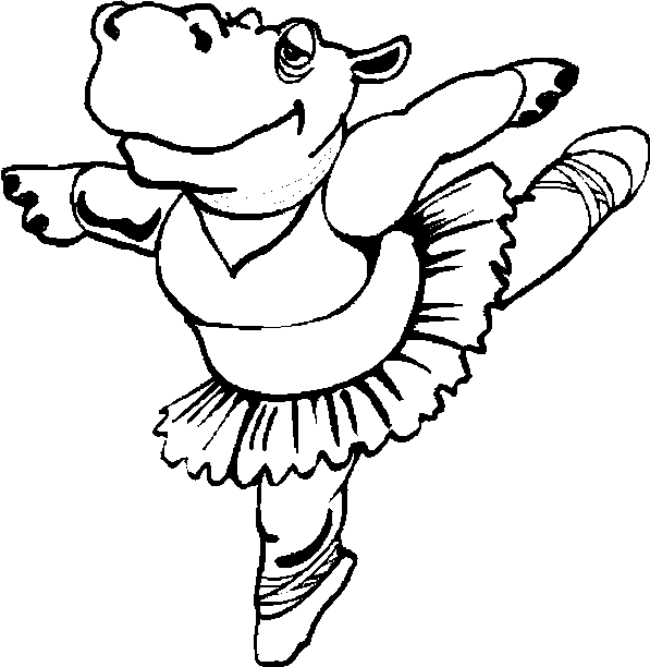 Dibujo gratuito Bailarín #92115 de la coleccion Carreras y Profesiones para imprimir