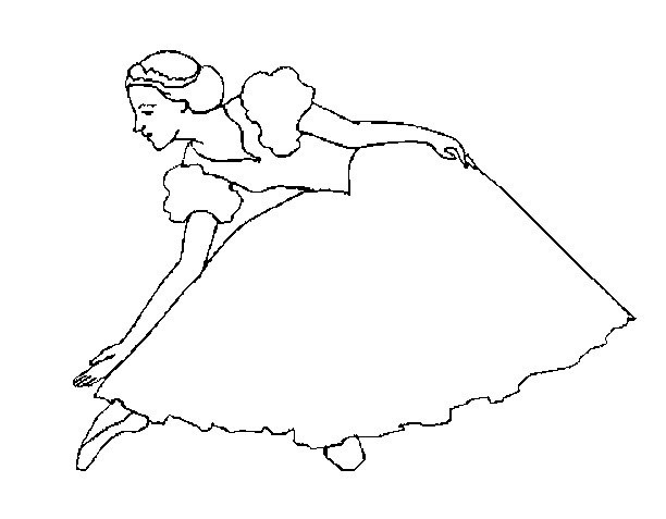 Dibujo gratuito Bailarín #92170 de la coleccion Carreras y Profesiones para imprimir