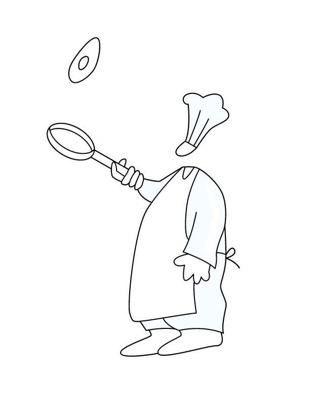 Dibujo gratuito Cocinero #91932 de la coleccion Carreras y Profesiones para imprimir Dibujo gratuito Cocinero #91932 de la coleccion Carreras y Profesiones para imprimir