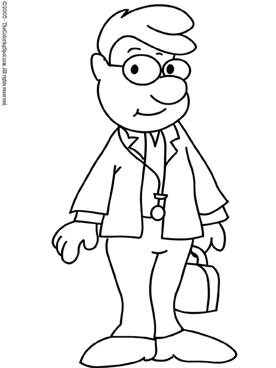 Dibujo gratuito Doctor #93511 de la coleccion Carreras y Profesiones para imprimir Dibujo gratuito Doctor #93511 de la coleccion Carreras y Profesiones para imprimir