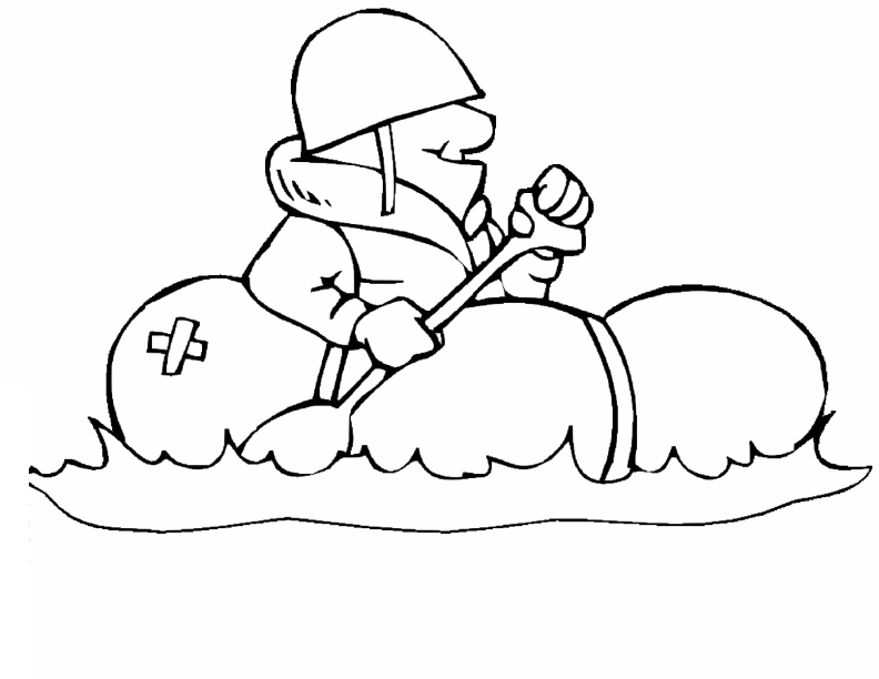 Dibujo gratuito Militar #102217 de la coleccion Carreras y Profesiones para imprimir