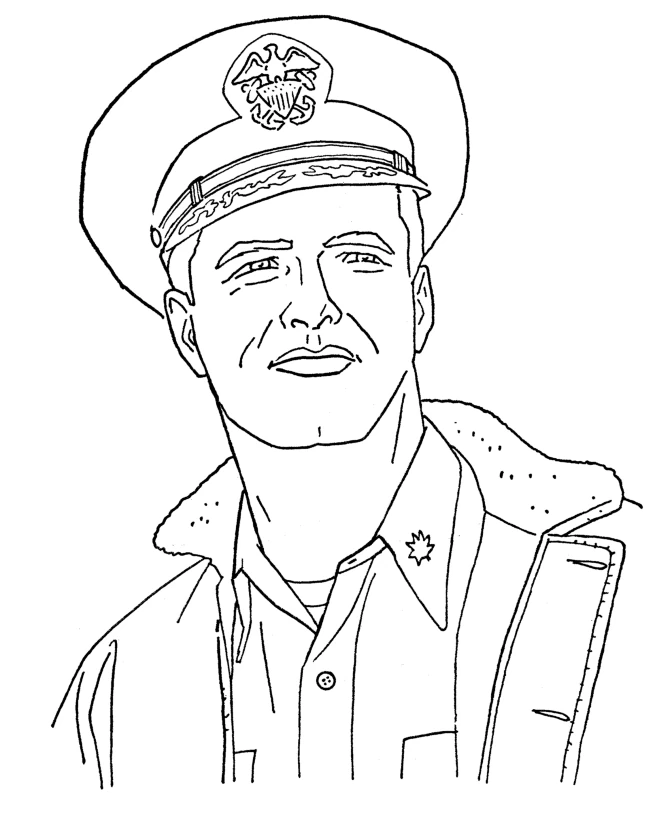 Dibujo gratuito Militar #102419 de la coleccion Carreras y Profesiones para imprimir
