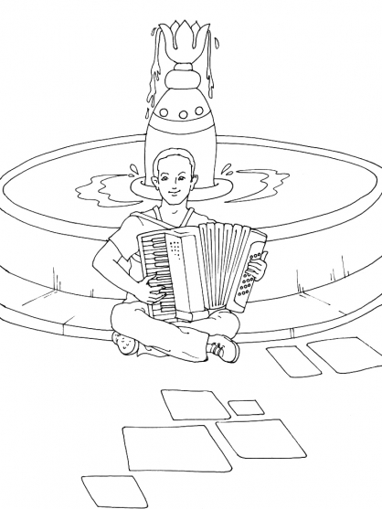 Dibujo gratuito Músico #102640 de la coleccion Carreras y Profesiones para imprimir