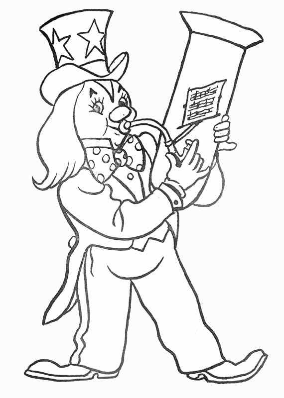 Dibujo gratuito Músico #194355 de la coleccion Carreras y Profesiones para imprimir