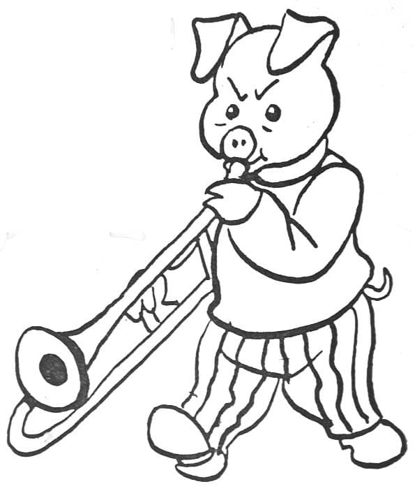 Dibujo gratuito Músico #194382 de la coleccion Carreras y Profesiones para imprimir