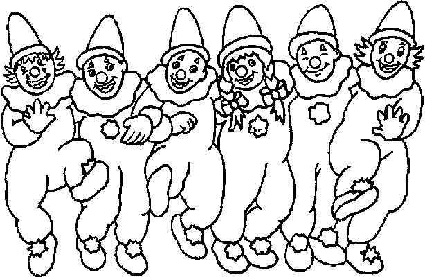 Dibujo gratuito Payaso #90922 de la coleccion Carreras y Profesiones para imprimir