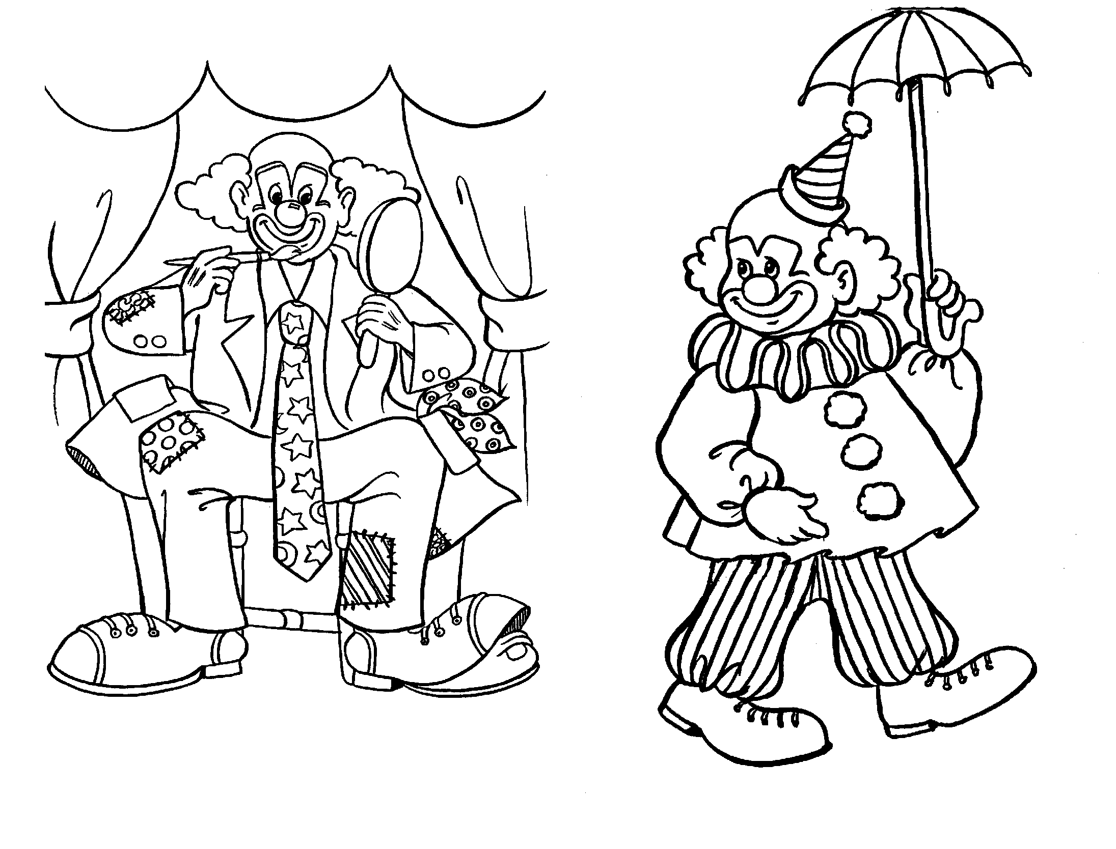 Dibujo gratuito Payaso #90970 de la coleccion Carreras y Profesiones para imprimir Dibujo gratuito Payaso #90970 de la coleccion Carreras y Profesiones para imprimir