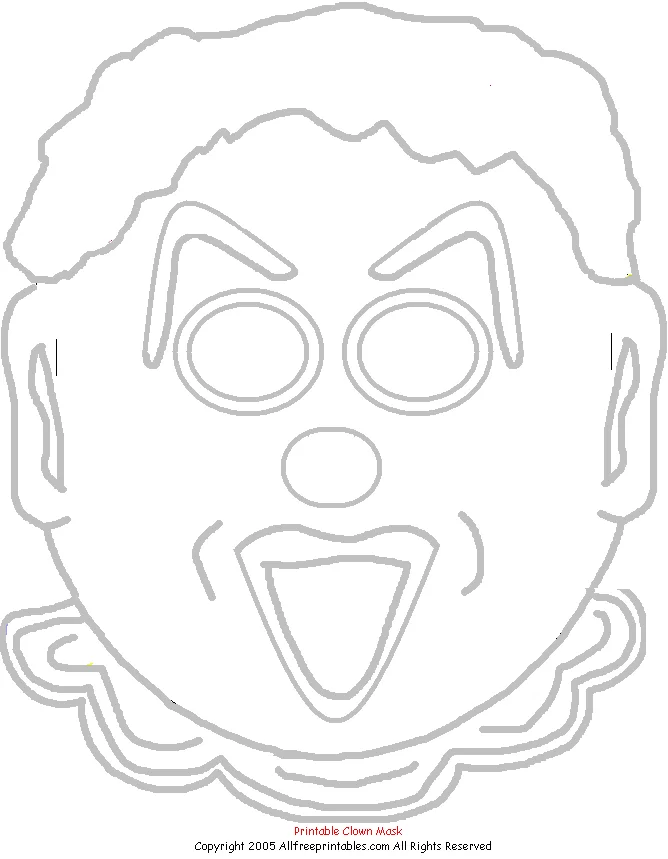 Dibujo gratuito Payaso #91205 de la coleccion Carreras y Profesiones para imprimir
