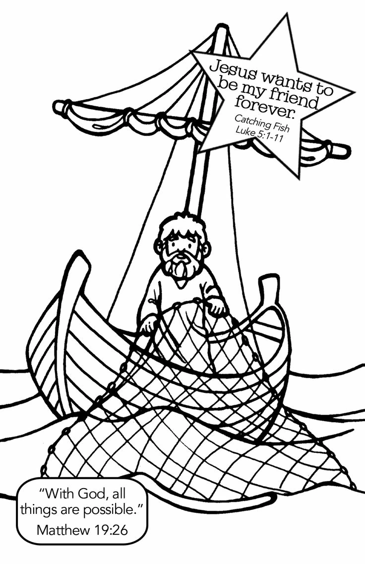 Dibujo gratuito Pescador #104035 de la coleccion Carreras y Profesiones para imprimir