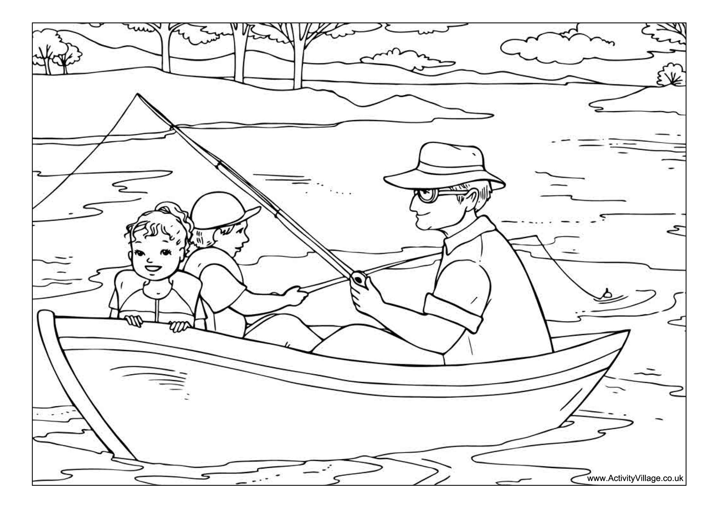 Dibujo gratuito Pescador #104053 de la coleccion Carreras y Profesiones para imprimir Dibujo gratuito Pescador #104053 de la coleccion Carreras y Profesiones para imprimir