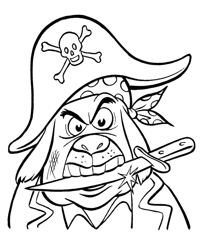 Dibujo gratuito Pirata #105017 de la coleccion Carreras y Profesiones para imprimir