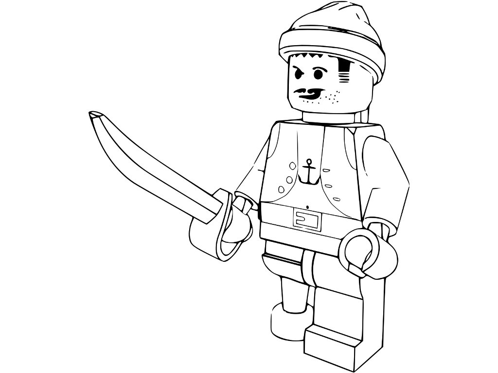 Dibujo gratuito Pirata #105117 de la coleccion Carreras y Profesiones para imprimir