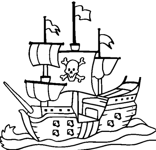 Dibujo gratuito Pirata #105268 de la coleccion Carreras y Profesiones para imprimir