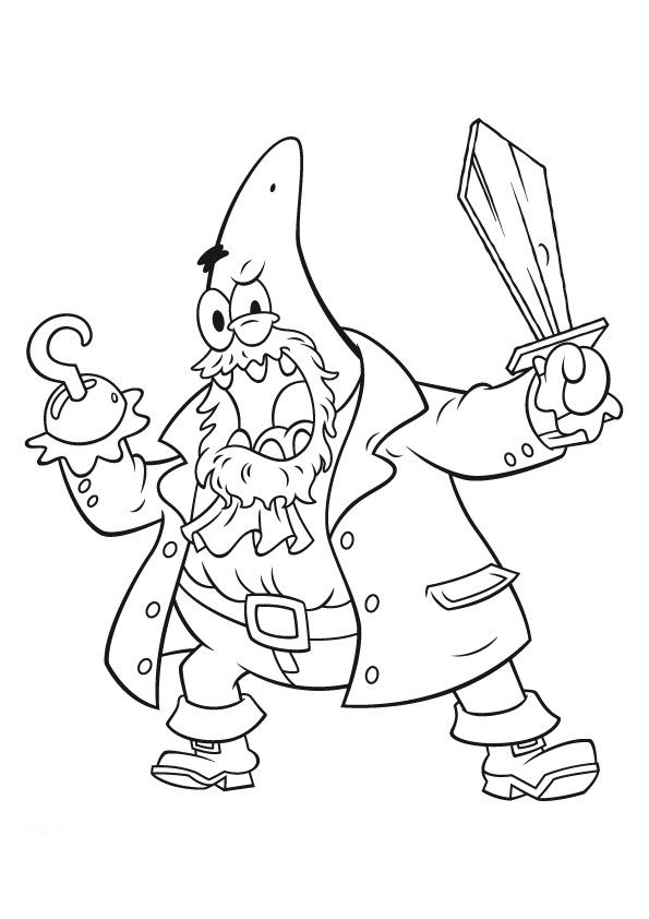 Dibujo gratuito Pirata #105286 de la coleccion Carreras y Profesiones para imprimir