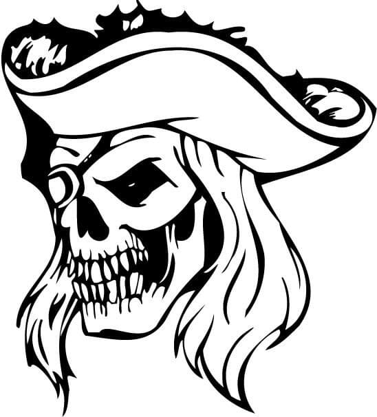 Dibujo gratuito Pirata #173322 de la coleccion Carreras y Profesiones para imprimir