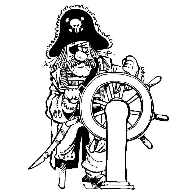 Dibujo gratuito Pirata #173330 de la coleccion Carreras y Profesiones para imprimir