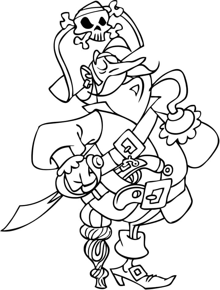 Dibujo gratuito Pirata #173336 de la coleccion Carreras y Profesiones para imprimir