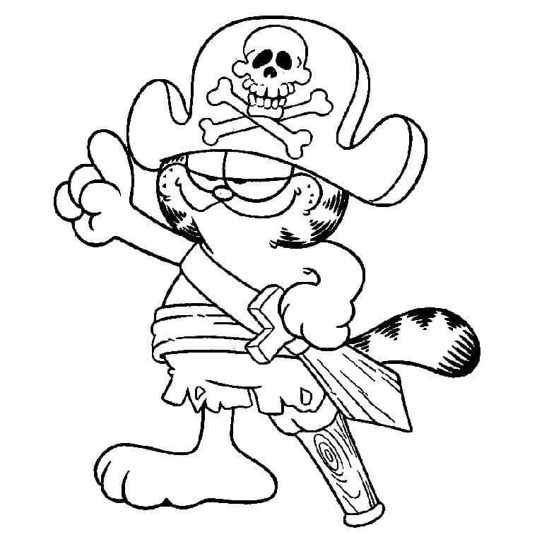 Dibujo gratuito Pirata #173343 de la coleccion Carreras y Profesiones para imprimir