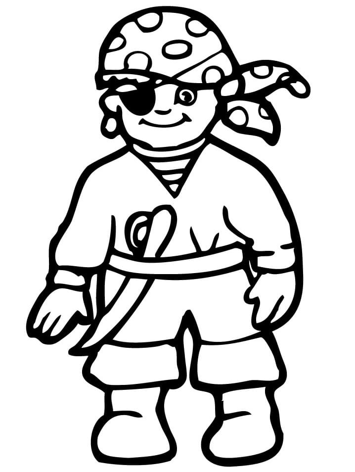 Dibujo gratuito Pirata #173344 de la coleccion Carreras y Profesiones para imprimir