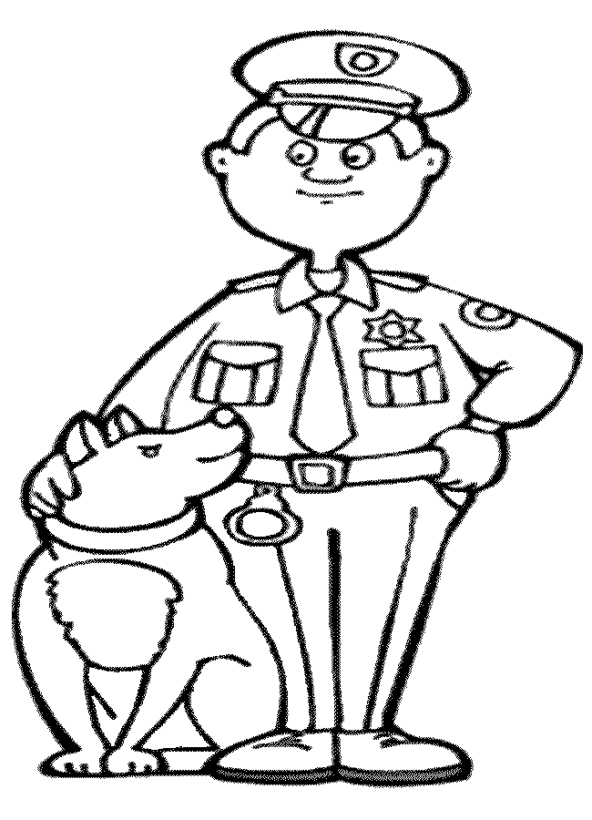 Dibujo gratuito Policía #105356 de la coleccion Carreras y Profesiones para imprimir Dibujo gratuito Policía #105356 de la coleccion Carreras y Profesiones para imprimir