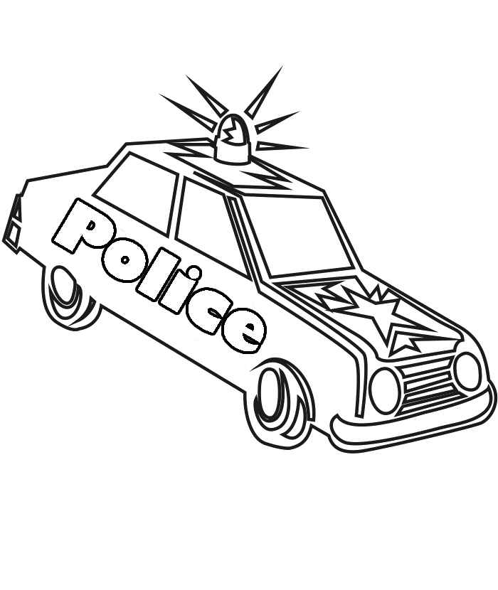 Dibujo gratuito Policía #105435 de la coleccion Carreras y Profesiones para imprimir