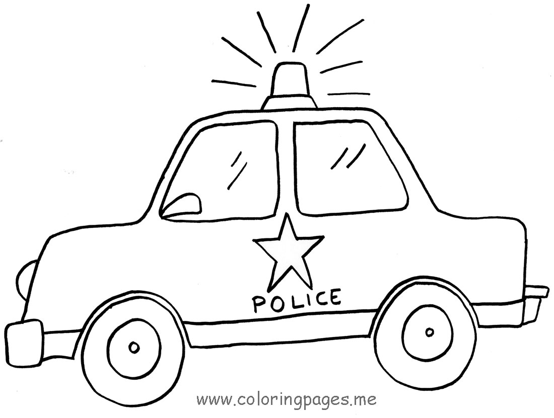 Dibujo gratuito Policía #105446 de la coleccion Carreras y Profesiones para imprimir