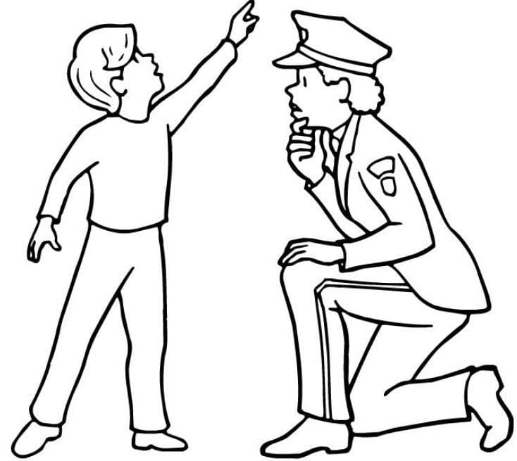 Dibujo gratuito Policía #193542 de la coleccion Carreras y Profesiones para imprimir Dibujo gratuito Policía #193542 de la coleccion Carreras y Profesiones para imprimir