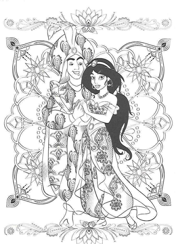 Dibujo gratuito Disney Adulto #200081 de la coleccion Colorear Adultos para imprimir