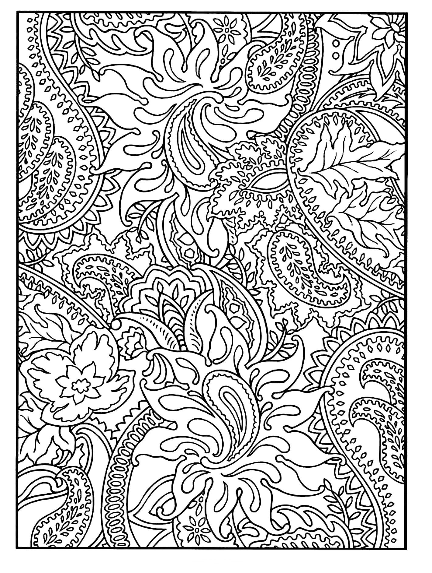 Dibujo gratuito Flor Adulto #215565 de la coleccion Colorear Adultos para imprimir