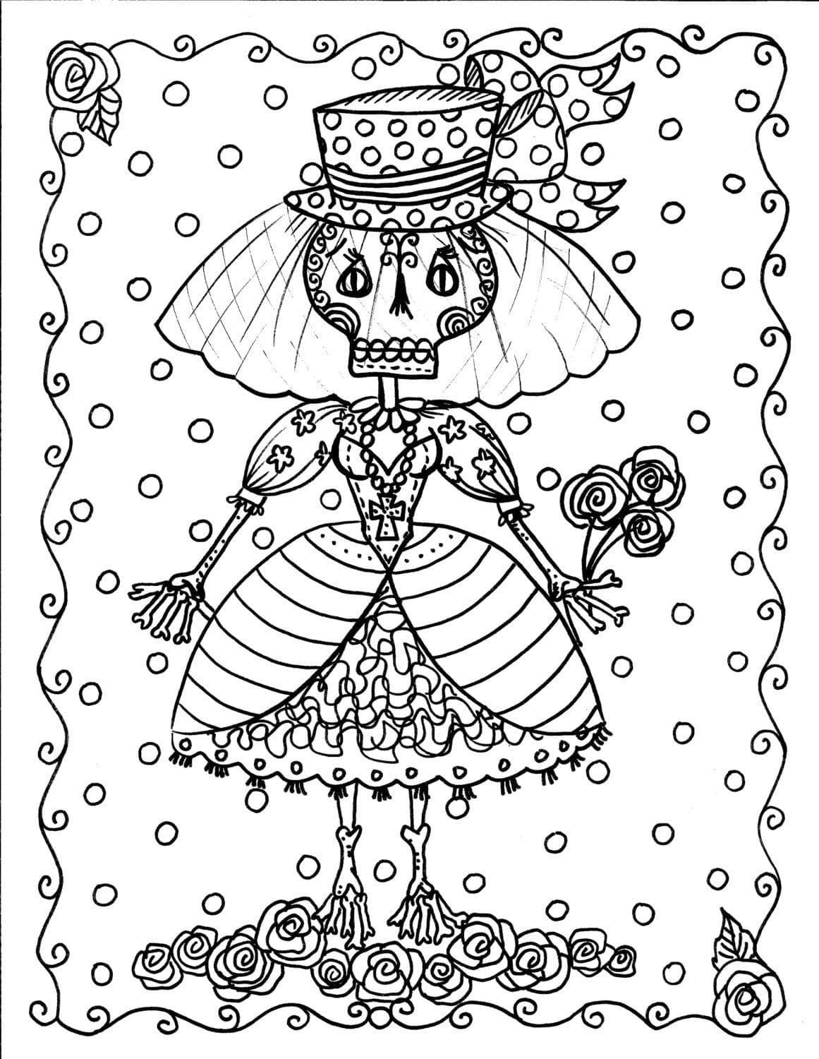Dibujo gratuito Halloween Adulto #200247 de la coleccion Colorear Adultos para imprimir Dibujo gratuito Halloween Adulto #200247 de la coleccion Colorear Adultos para imprimir