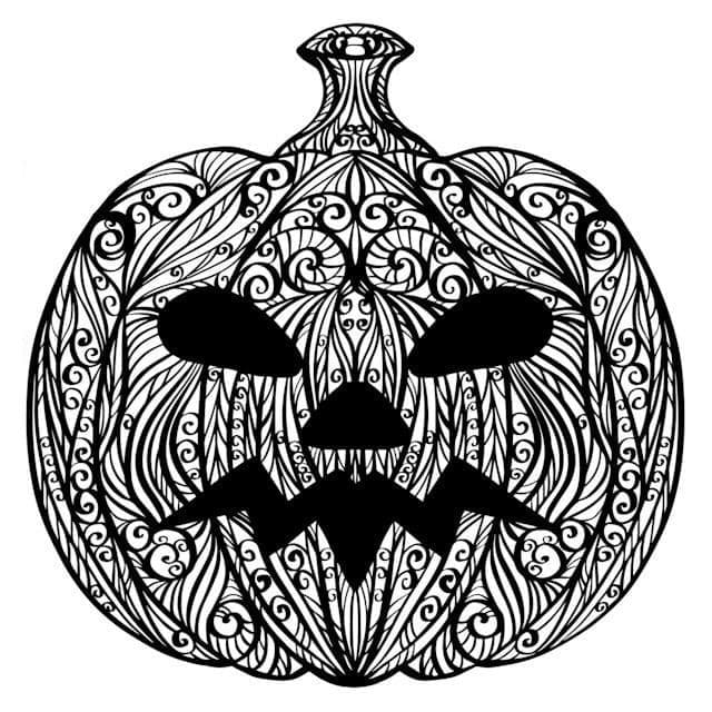 Dibujo para colorear: Halloween Adulto (Colorear Adultos) #200267 - Dibujos para Colorear e Imprimir Gratis