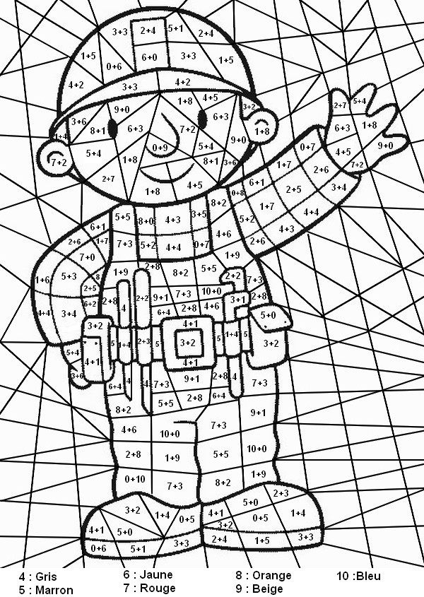 Dibujo gratuito Coloreo Mágico #126091 de la coleccion Colorear por Números para imprimir