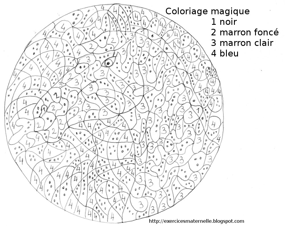 Dibujo gratuito Coloreo Mágico #126200 de la coleccion Colorear por Números para imprimir