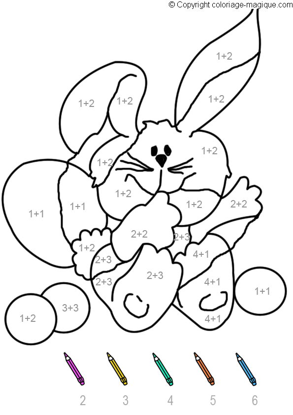 Dibujo gratuito Coloreo Mágico #126237 de la coleccion Colorear por Números para imprimir